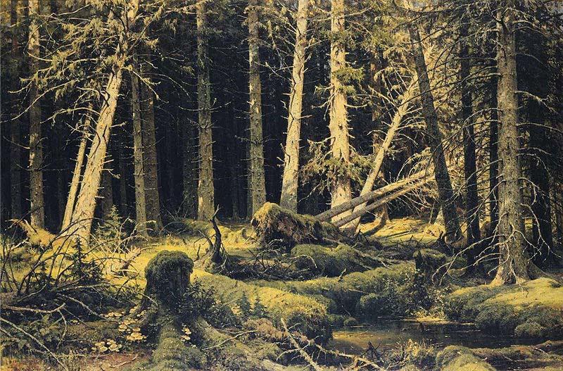 Ivan Shishkin Wind-Fallen Trees